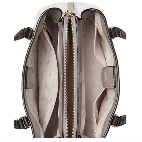 ✨POSH LIVE GIVEAWAY✨KATE SPADE 3 TONE LEATHER SATCHEL BAG - Picture 3 of 7